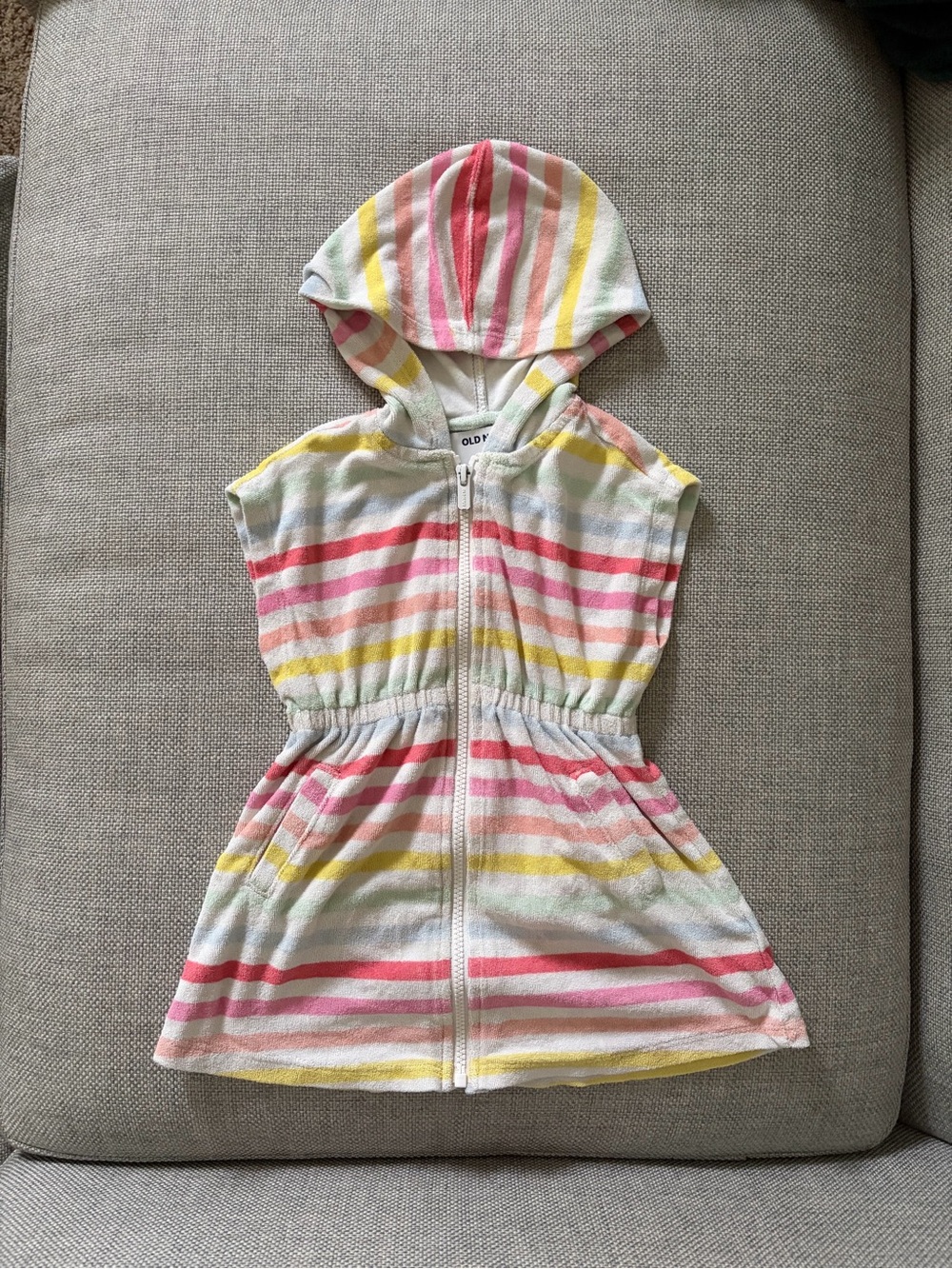 Old Navy Hooded Terry Swim Cover-Up for Toddler Girls, 2T